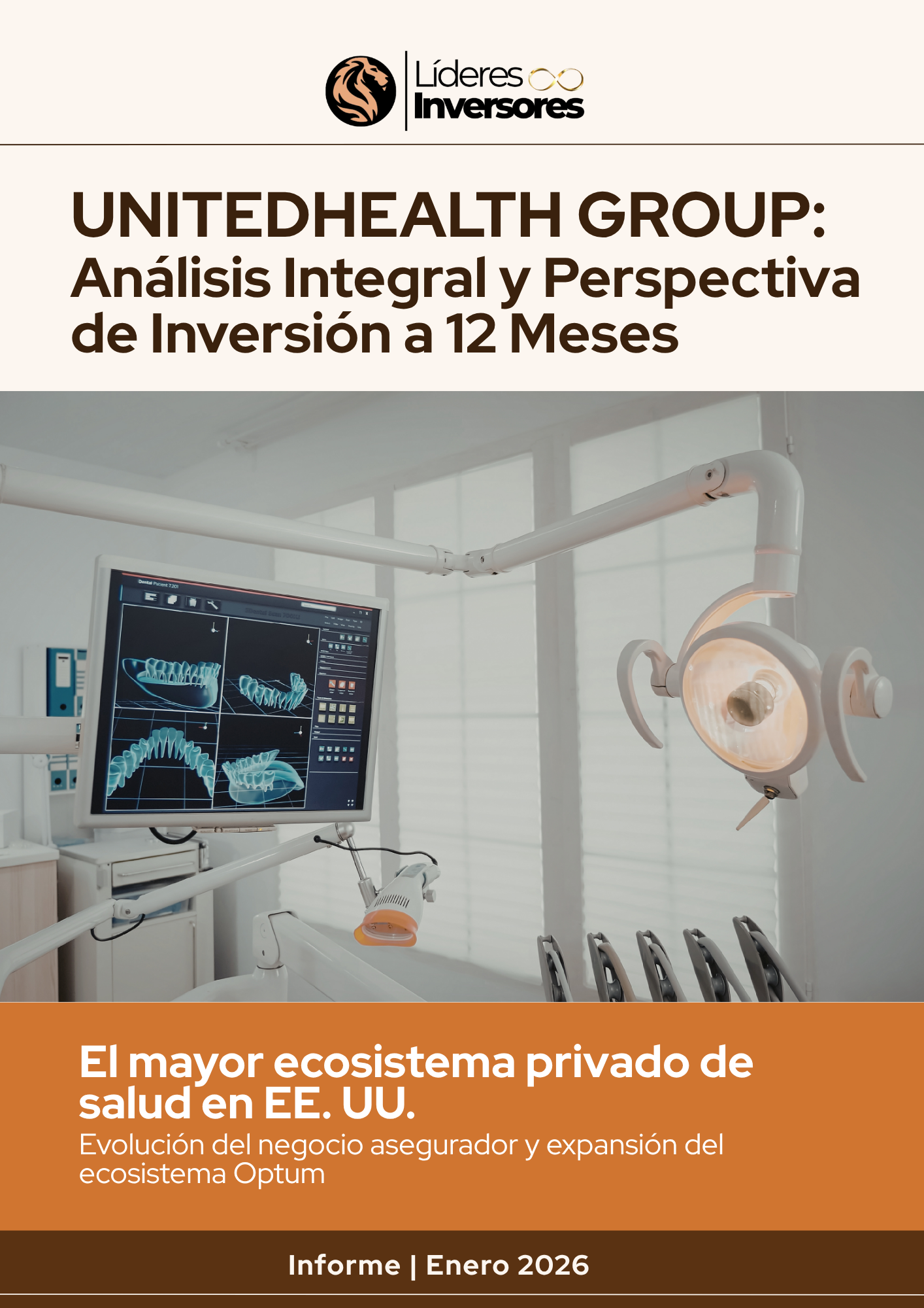 Portada: UnitedHealth Group (UNH): análisis integral y perspectiva a 12 meses